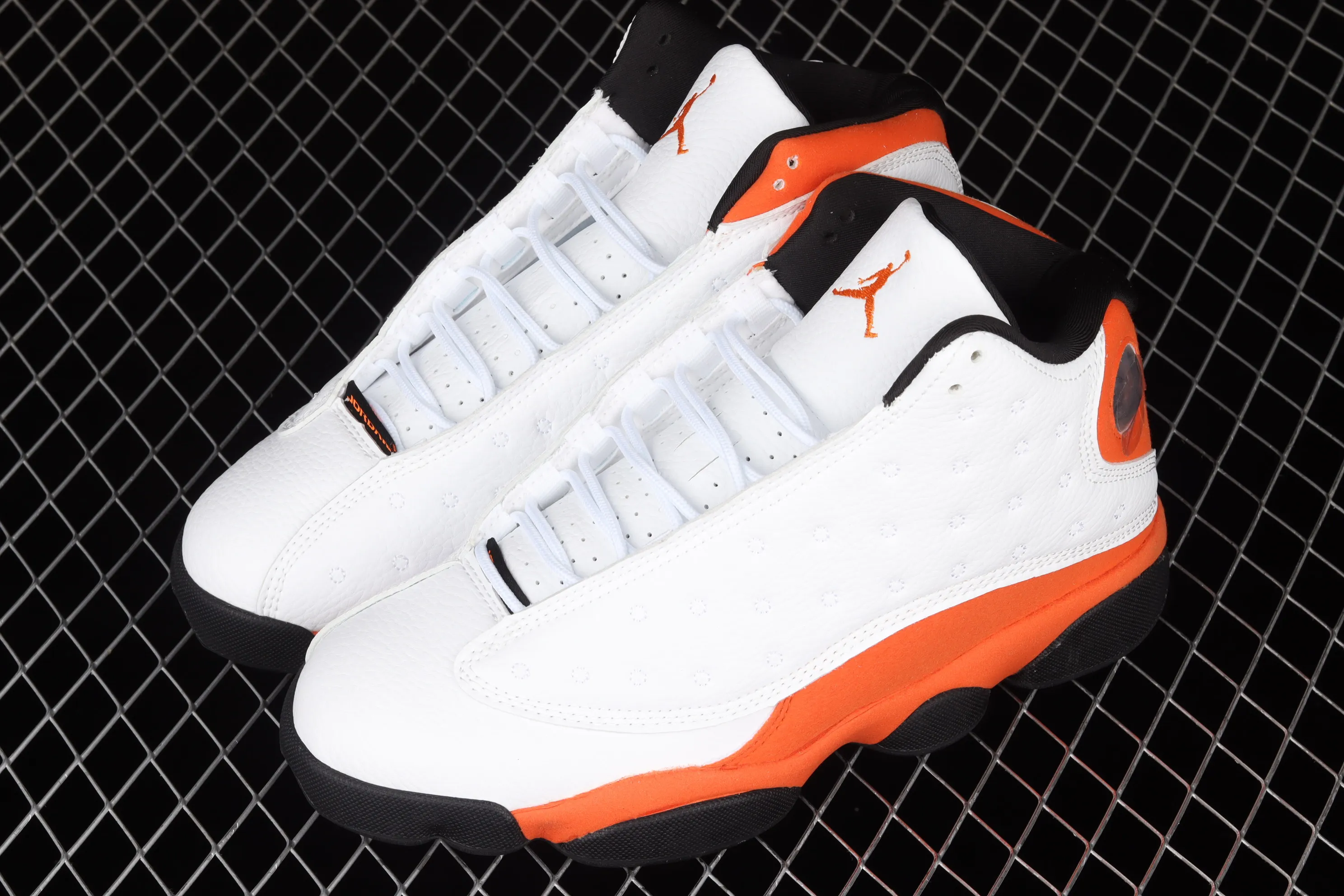 All categories Air Jordan Jordan series basketball shoes Air Jordan 13 G version Air Jordan 13 Retro AJ13 white orange 414571-108